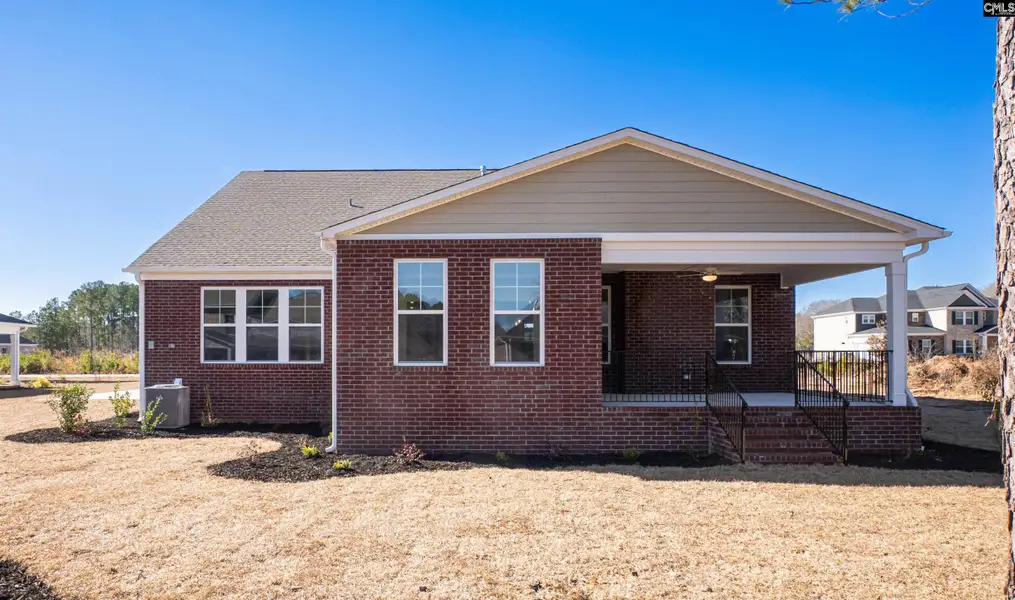 Exterior details and patio area of a home in The Cove, Sumter (Image 3). Exterior details and patio area of a home in The Cove, Sumter (Image 3).