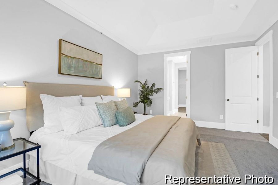 Furnished interior view inside a new home in Homecoming, Ravenel (Image 23).