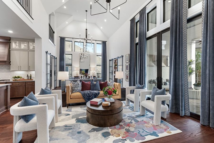 Representative Family Room - some options shown Representative Family Room - some options shown