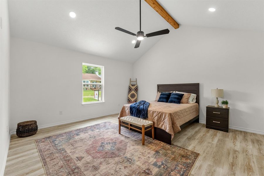 Furnished interior view inside a new home in , Point Blank (Image 31).