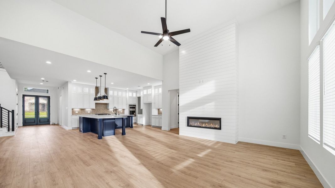 Representative furnished interior of a home built from the Capri by D.R. Horton in Butlers Bend Estates, Pinehurst (Image 6).