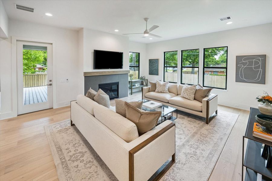 Furnished interior view inside a new home in , Houston (Image 14). Furnished interior view inside a new home in , Houston (Image 14).