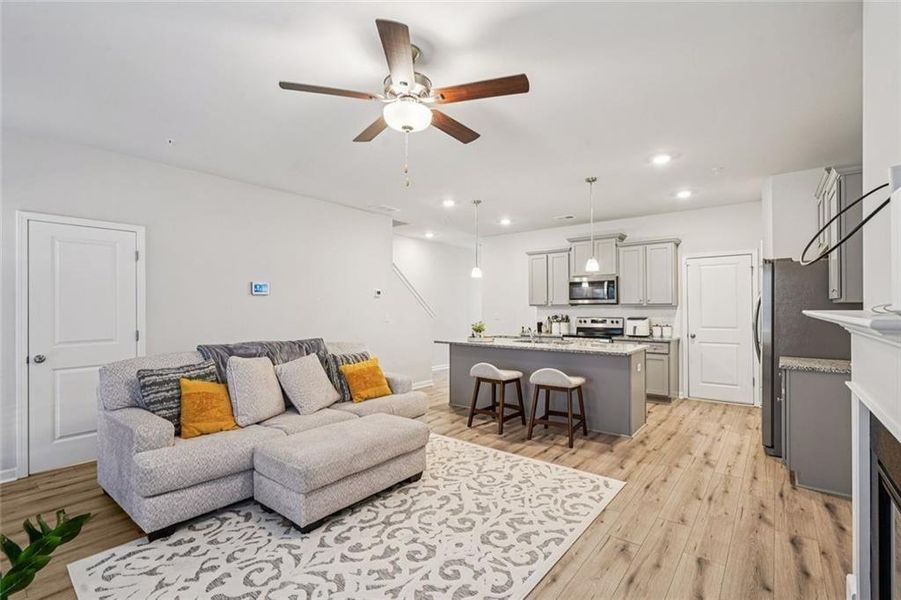 Furnished interior view inside a new home in Chatham, Hampton (Image 12).