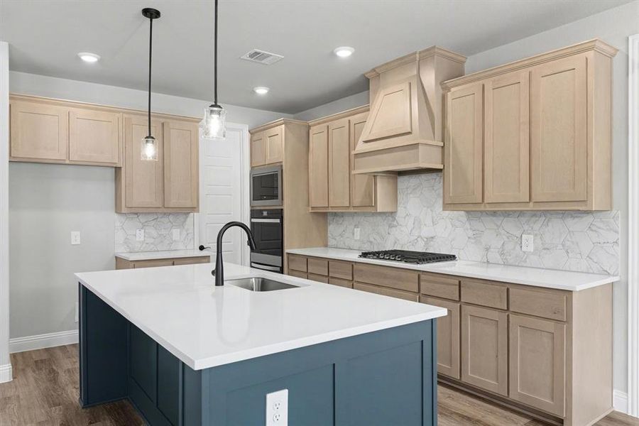 Furnished interior view inside a new home in Sagebrush Addition, Midlothian (Image 9).
