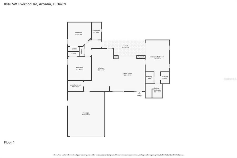 2D floor plan layout of this home in , Arcadia, FL (Image 5).