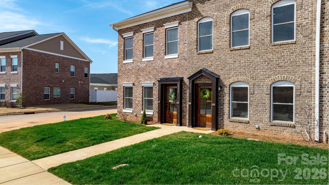 Exterior details and patio area of a home in , Hickory (Image 26).