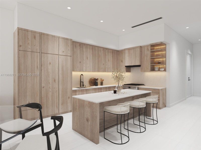 Furnished interior view inside a new home in , Fort Lauderdale (Image 15).