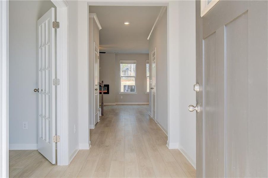 Spacious, unfurnished interior of a new home in Bowers Farm, McDonough (Image 29). Spacious, unfurnished interior of a new home in Bowers Farm, McDonough (Image 29).