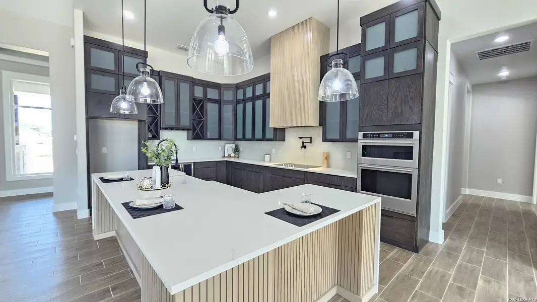 Furnished interior view inside a new home in , Adkins (Image 12).