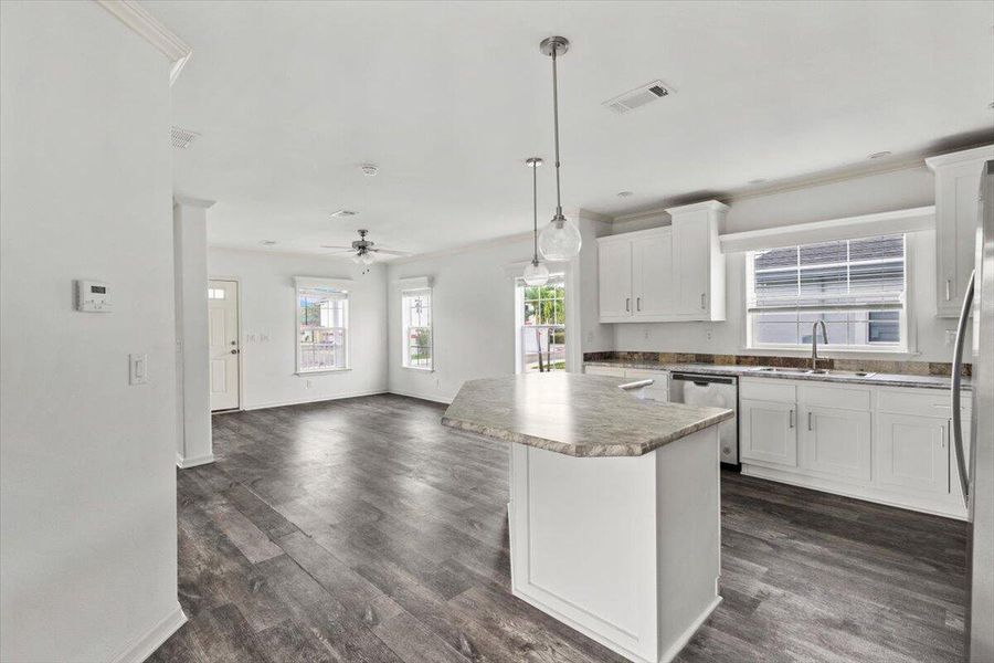 Furnished interior view inside a new home in , Fort Pierce (Image 7).