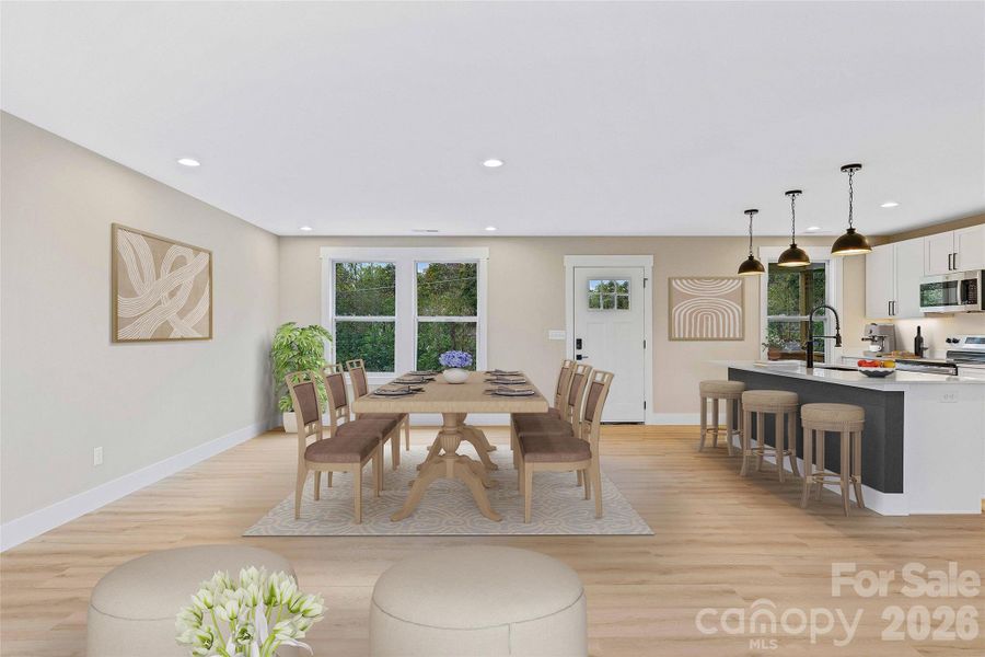 Furnished interior view inside a new home in , Alexander (Image 8).