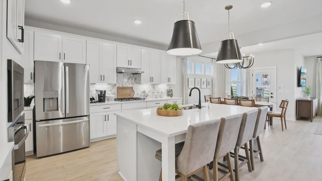 Furnished interior view inside a new home in Cottages of Bearwood, Mount Pleasant (Image 17).