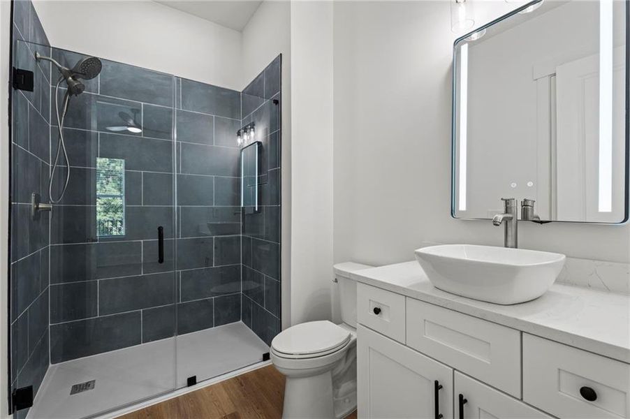 Furnished interior view inside a new home in , Stockbridge (Image 13).