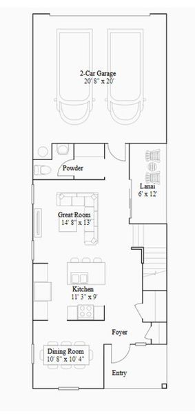 Virtually staged. Virtually staged.