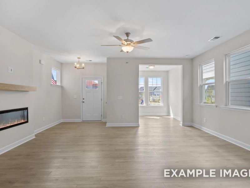 Spacious, unfurnished interior of a new home in Forestville Yard, Knightdale (Image 11).