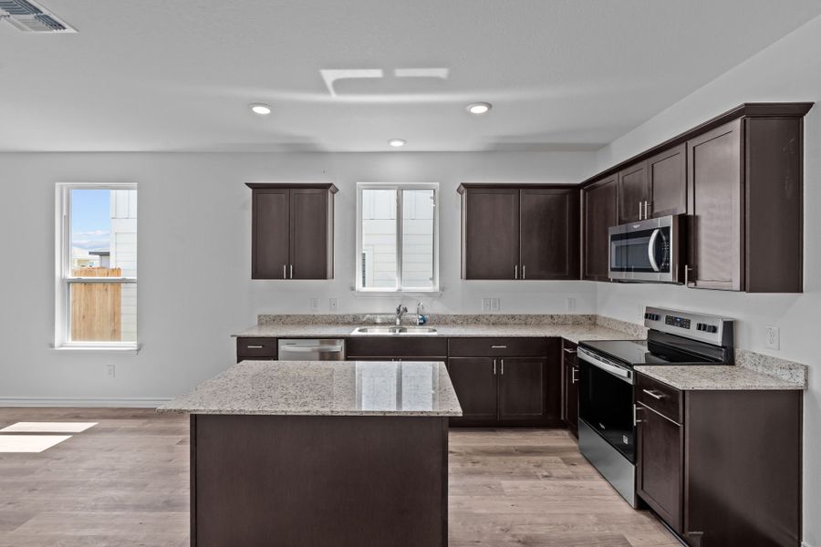 Furnished interior view inside a new home in Horizon Ridge, San Antonio (Image 4).