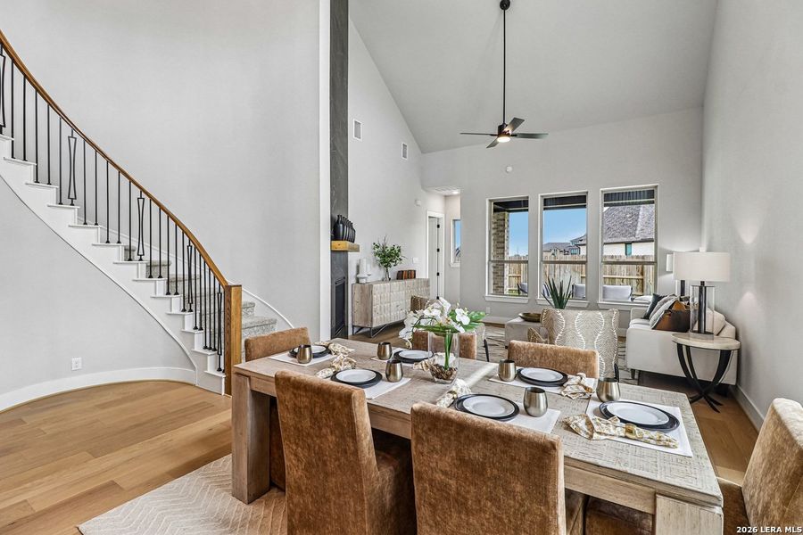 Furnished interior view inside a new home in Homestead, Schertz (Image 14).