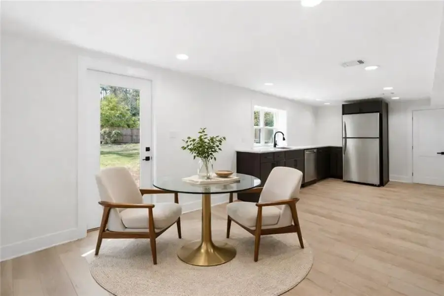 Furnished interior view inside a new home in , Atlanta (Image 44).