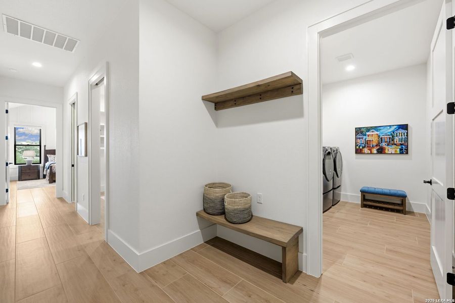 Furnished interior view inside a new home in , New Braunfels (Image 6).
