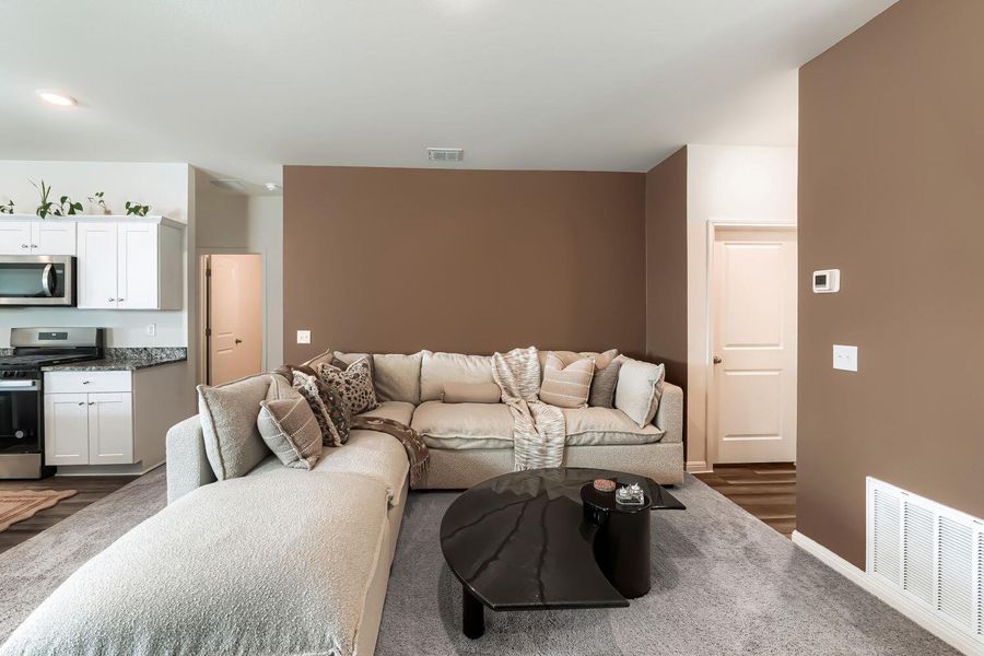 Furnished interior view inside a new home in , Maxwell (Image 9). Furnished interior view inside a new home in , Maxwell (Image 9).