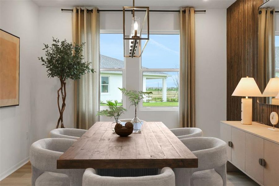 Furnished interior view inside a new home in Creekside Run at Babcock Ranch, Punta Gorda (Image 44). Furnished interior view inside a new home in Creekside Run at Babcock Ranch, Punta Gorda (Image 44).