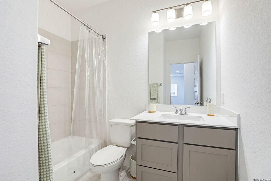 Furnished interior view inside a new home in Kallison Ranch, San Antonio (Image 10).