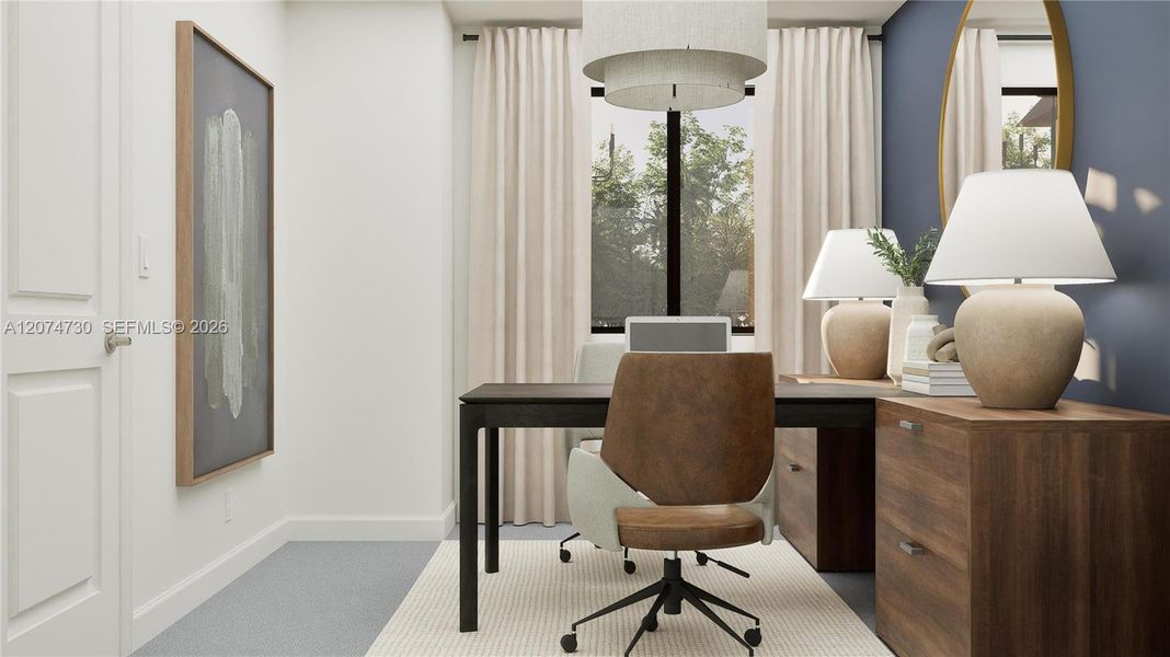 Furnished interior view inside a new home in Solterra, Sunrise (Image 6). Furnished interior view inside a new home in Solterra, Sunrise (Image 6).
