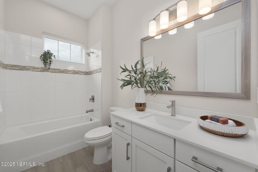 Furnished interior view inside a new home in , St. Johns (Image 5).