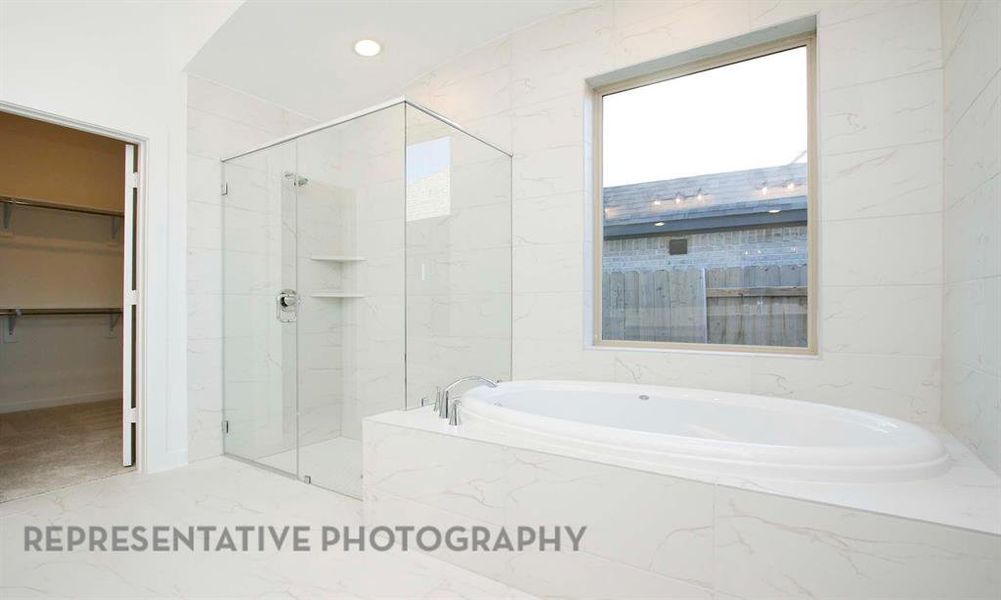 Furnished interior view inside a new home in Star Trail, Prosper (Image 6).