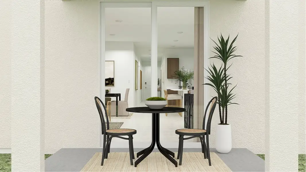 Hadley covered patio