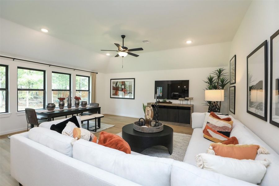 Furnished interior view inside a new home in Roman Forest, New Caney (Image 23).