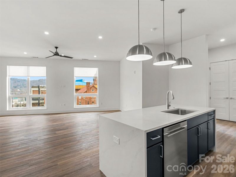 Furnished interior view inside a new home in , Asheville (Image 9).