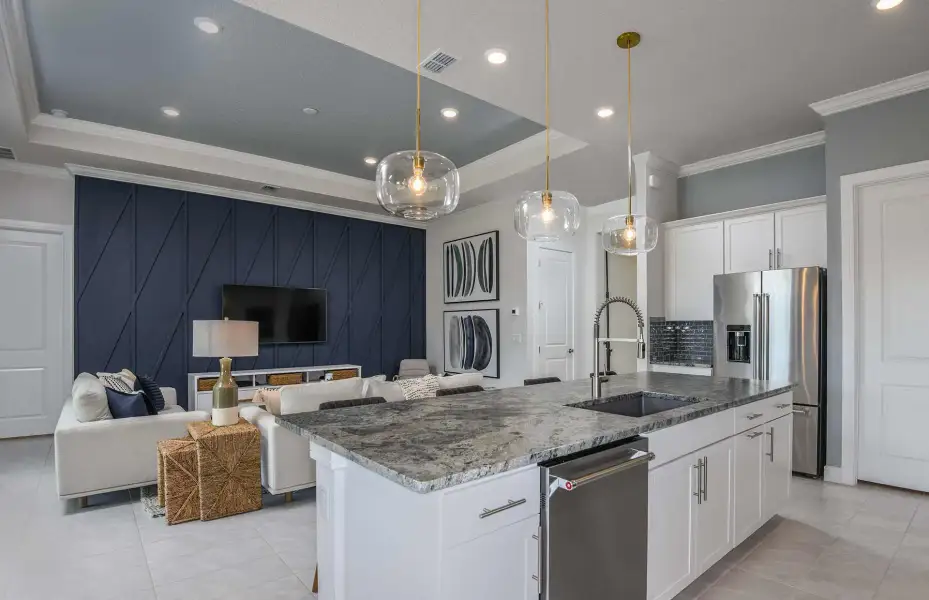 Furnished interior view inside a new home in Del Webb Stone Creek, Ocala (Image 16). Furnished interior view inside a new home in Del Webb Stone Creek, Ocala (Image 16).