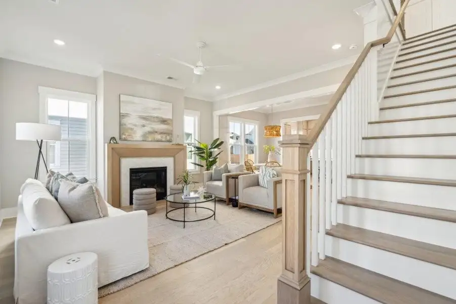Furnished interior view inside a new home in , Charleston (Image 8).