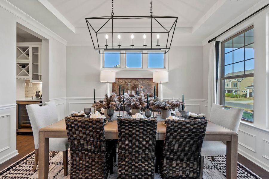 Furnished interior view inside a new home in Stafford at Langtree, Mooresville (Image 6).