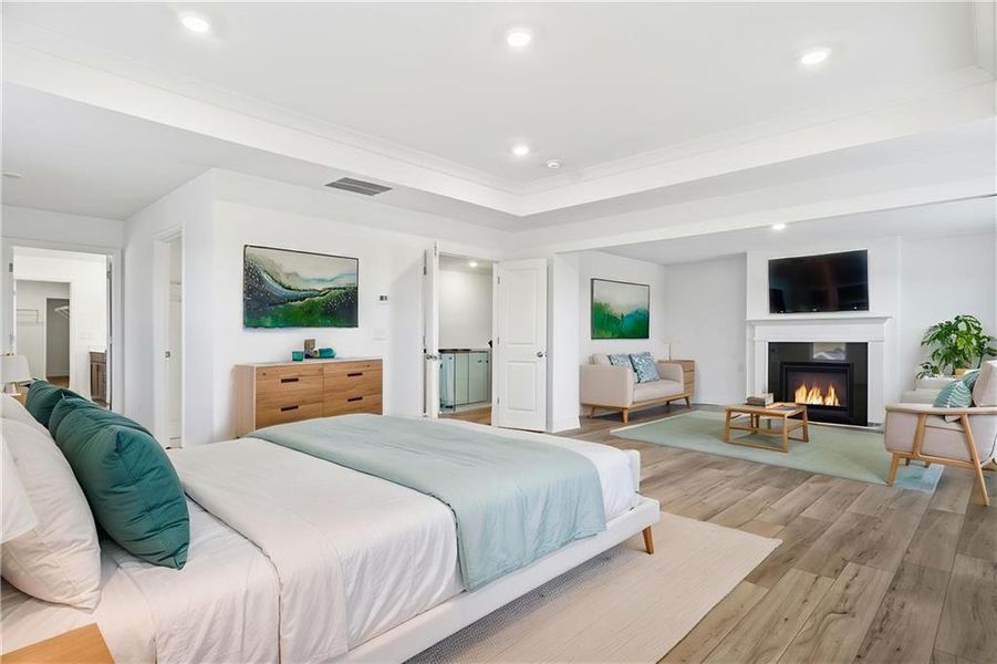 Furnished interior view inside a new home in Deer Valley, Canton (Image 13).