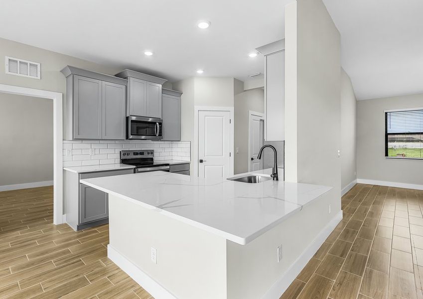 Fully loaded kitchen.