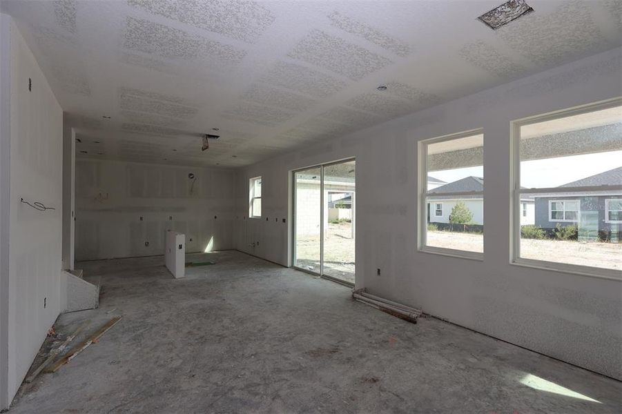 In-progress construction of a new home in Center Lake on the Park, St. Cloud, FL (Image 22).