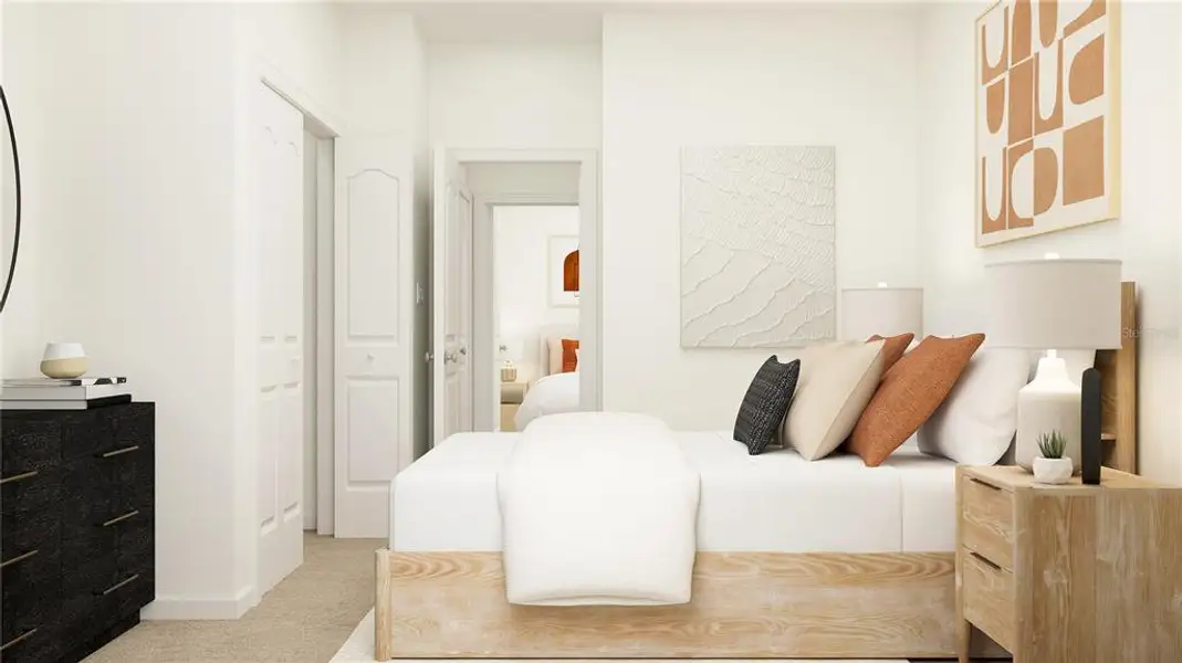 Furnished interior view inside a new home in Trailhead Landing: Trailhead Landing 50s, Alachua (Image 6).