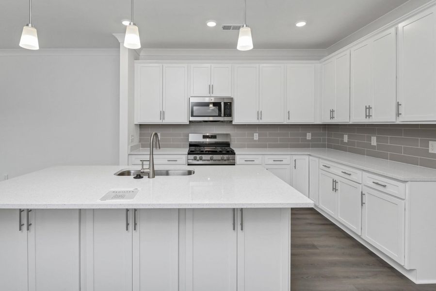 Furnished interior view inside a new home in Lake Carolina Townhomes, Columbia (Image 12).