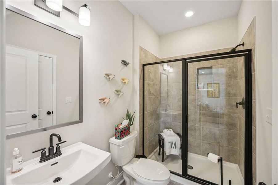 Furnished interior view inside a new home in Bennett Farm, Loganville (Image 28). Furnished interior view inside a new home in Bennett Farm, Loganville (Image 28).