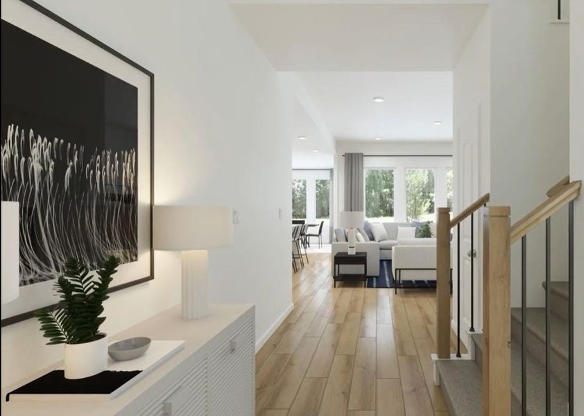 Furnished interior view inside a new home in Kresston, Montgomery (Image 6).