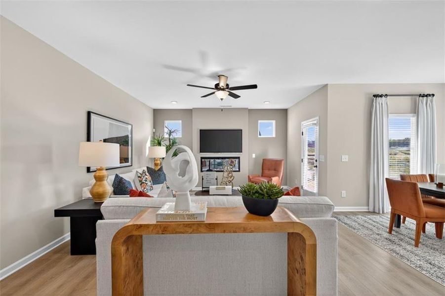 Furnished interior view inside a new home in Hillcrest Park, Ringgold (Image 7). Furnished interior view inside a new home in Hillcrest Park, Ringgold (Image 7).