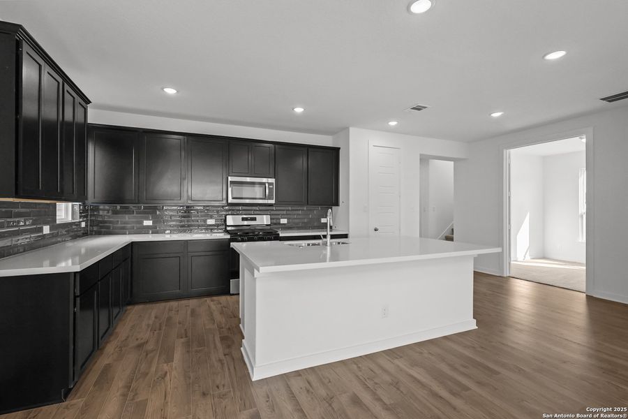Furnished interior view inside a new home in Stillwater Ranch, San Antonio (Image 9). Furnished interior view inside a new home in Stillwater Ranch, San Antonio (Image 9).