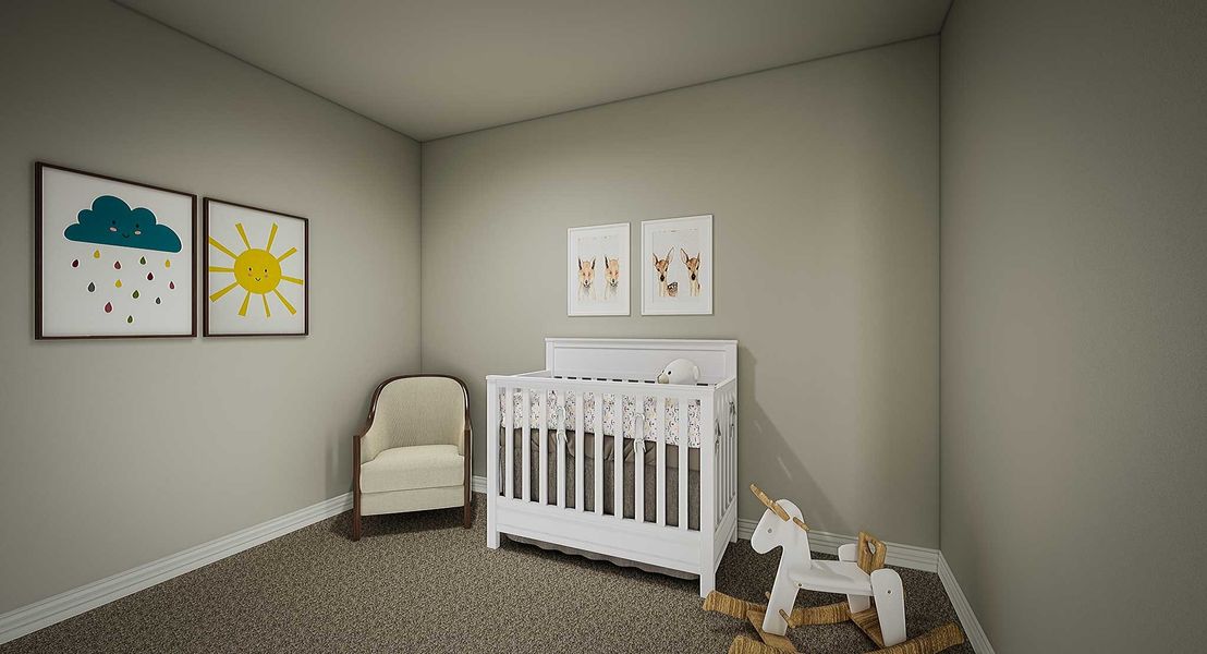 Furnished interior view inside a new home in The Cove at Mason Woods, Cypress (Image 17). Furnished interior view inside a new home in The Cove at Mason Woods, Cypress (Image 17).