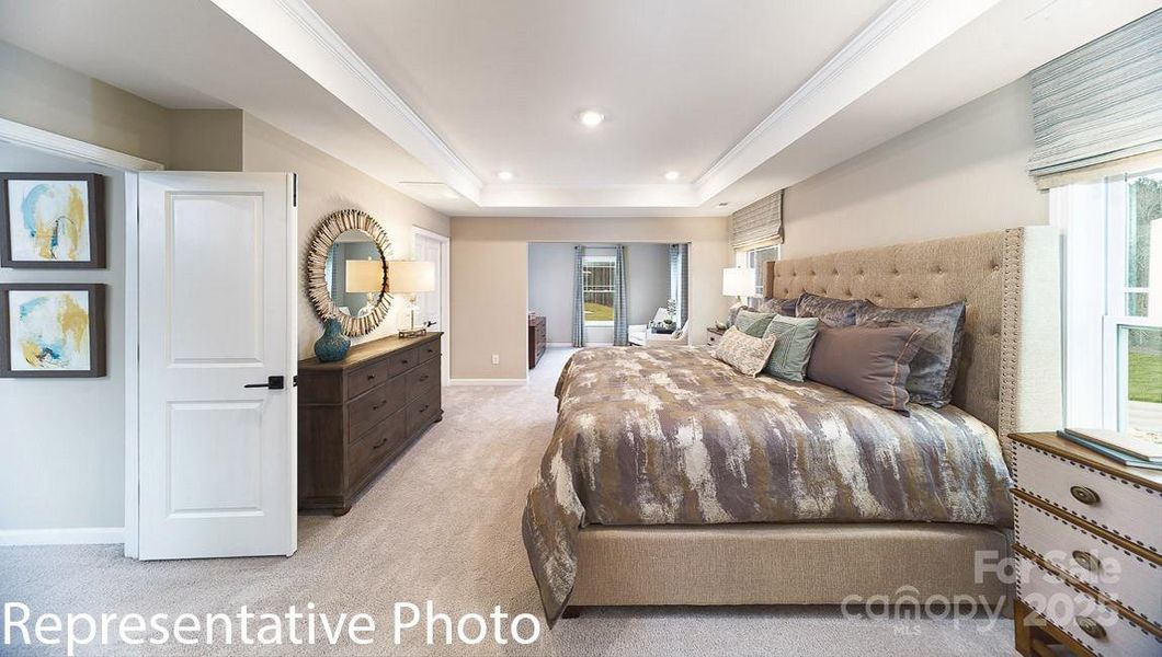 Furnished interior view inside a new home in Oak Grove Hill, Huntersville (Image 23).