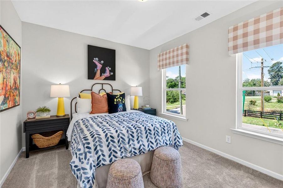 Furnished interior view inside a new home in Sagebrook, Powder Springs (Image 6).