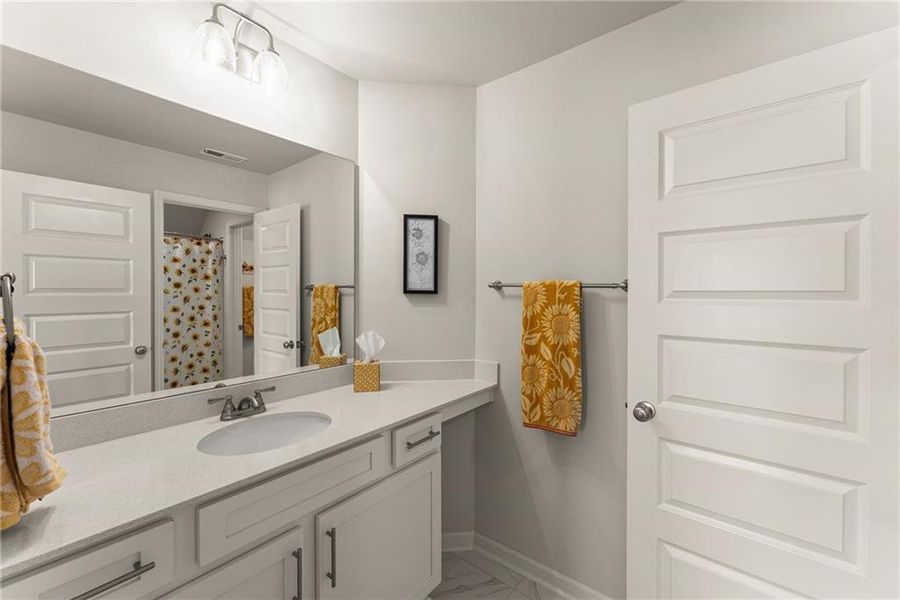 Furnished interior view inside a new home in , Dawsonville (Image 7).
