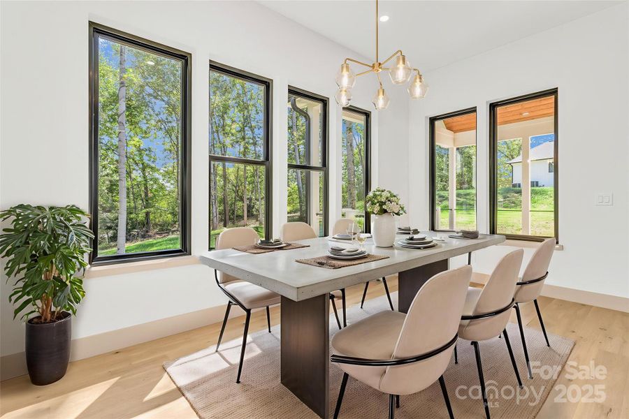 Furnished interior view inside a new home in , Candler (Image 11). Furnished interior view inside a new home in , Candler (Image 11).