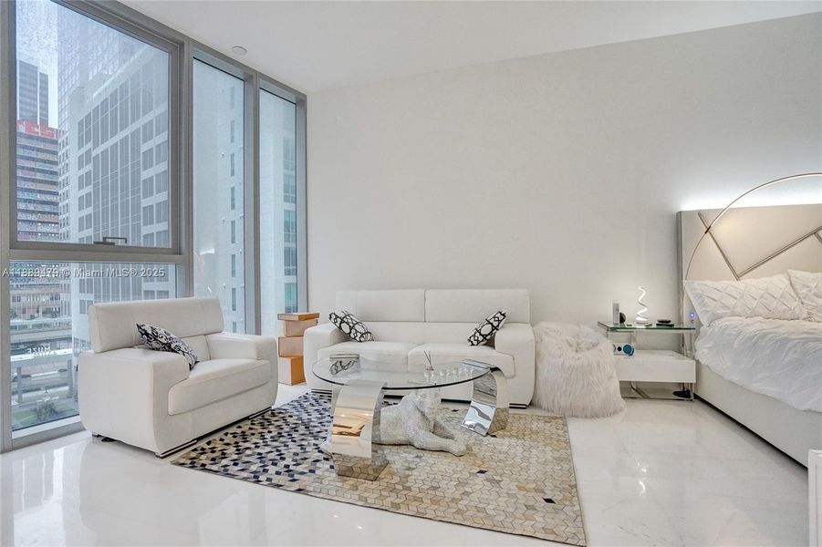 Furnished interior view inside a new home in , Miami (Image 6).